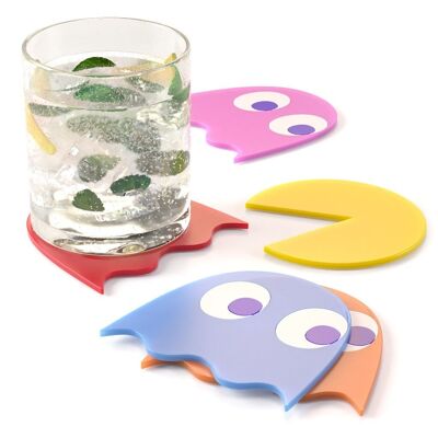 Posavasos,Pac-Man,x5,PVC