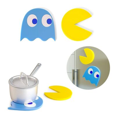 Placemat, Pac-Man, x2, magnetic, silicone