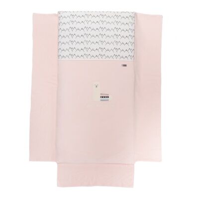 QUILTED LAMAMOUR PINK - 70X140
