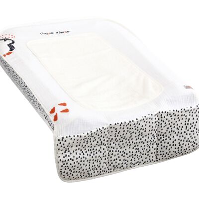 Matelas a langer pingouin blanc