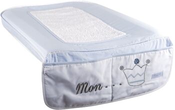 Matelas a langer prince bleu