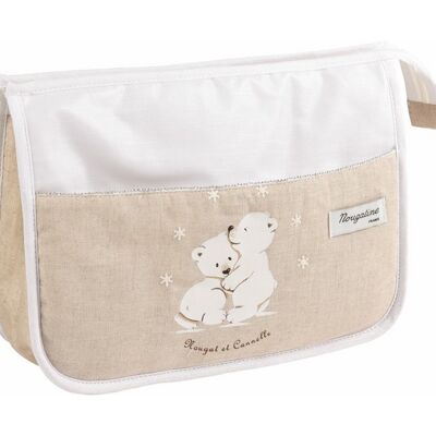 Trousse de toilette nougat et canelle