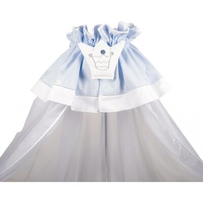 Voile de lit prince bleu