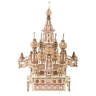 Building kit Cathedral Saint Basil Red Square Moscow color