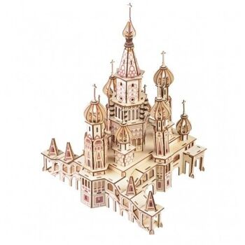Kit de construction Cathédrale Saint Basile Place Rouge Moscou couleur 2