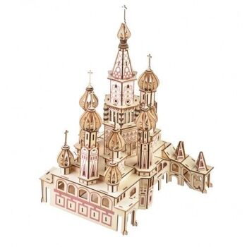 Kit de construction Cathédrale Saint Basile Place Rouge Moscou couleur 3