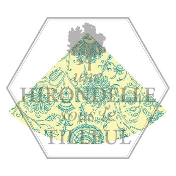 boucles d’oreilles réversibles Montbazon – motif floral 0727 4