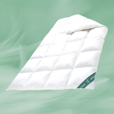 GREEN DOWN down duvet, comfort size 155 x 220 cm