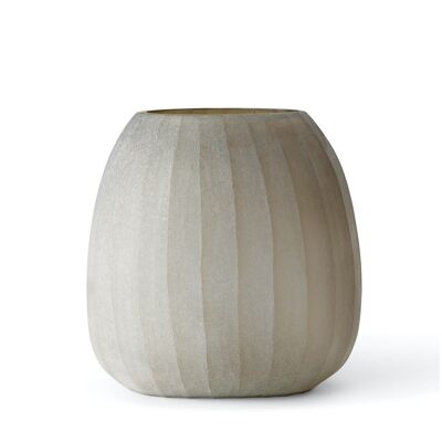 Organic vase, sand 34 x 33