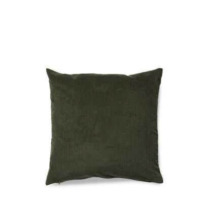 corduroy cushion, green tea 50x50 cm