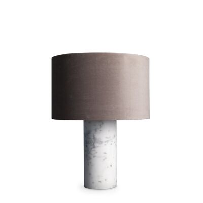 statement lamp, white/mushroom W 47 x H 62 cm