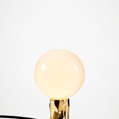 Kyoto Lampe de table Laiton avec verre blanc