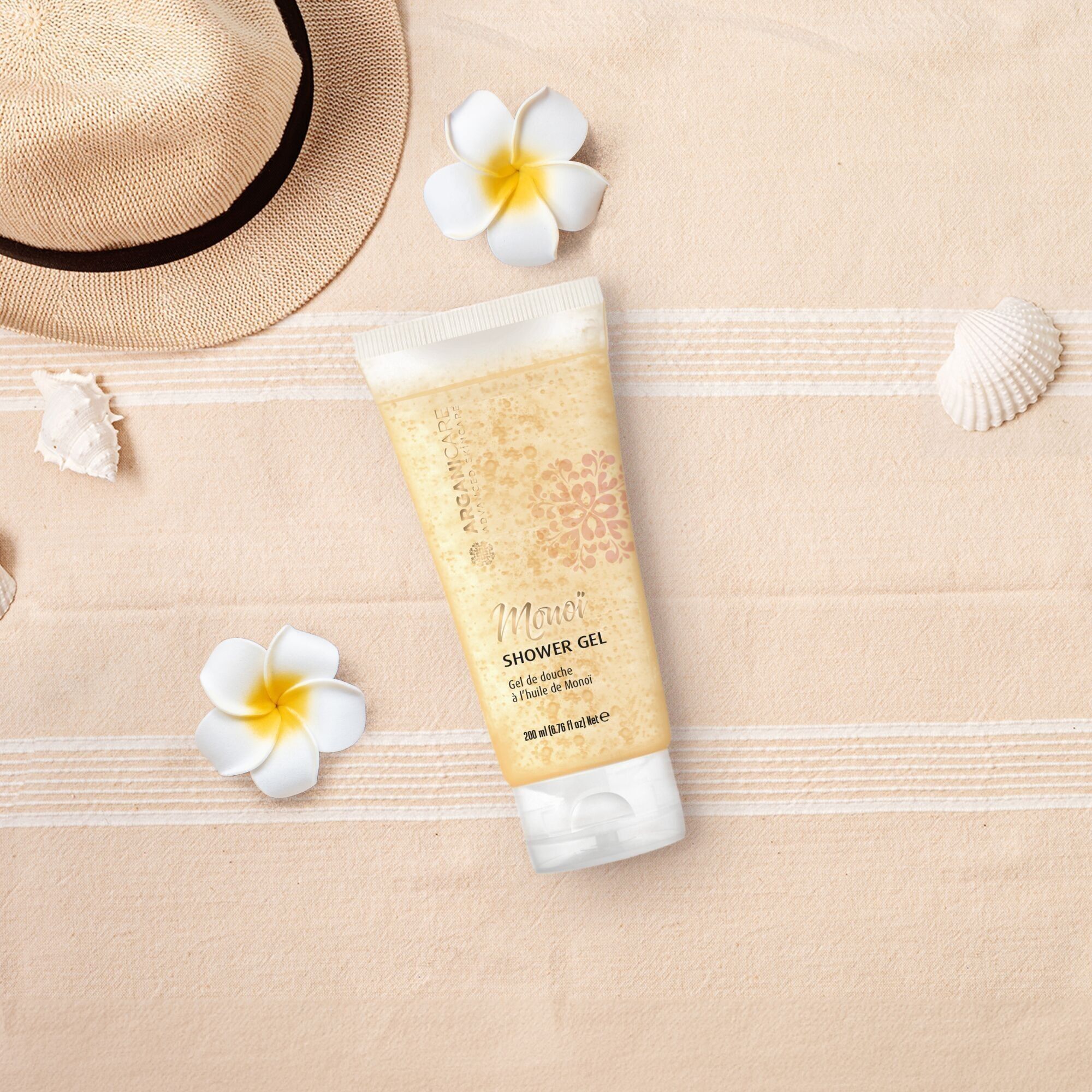 Gel doccia all'olio di Monoi