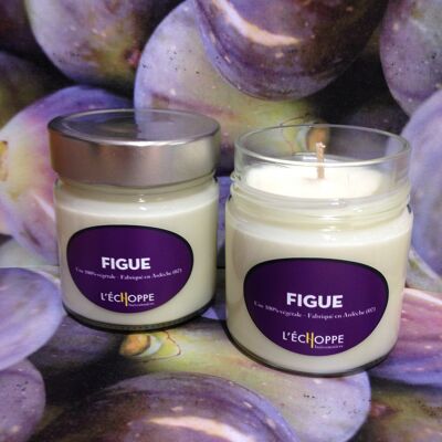 SCENTED CANDLE WAX 100% SOYA 180 G FIG