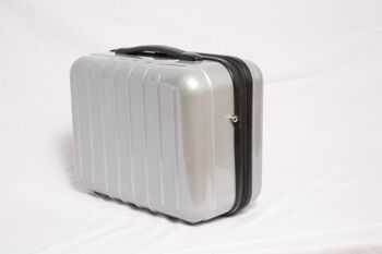 Mezzi Silver Léger, portable, protecteur et durable POLYCARBONATE fourre-tout, plastique ABS résistant aux bosses et aux rayures polyvalent 5