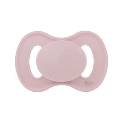 Symmetrical Silicone Soother Size 1 Rose Quartz