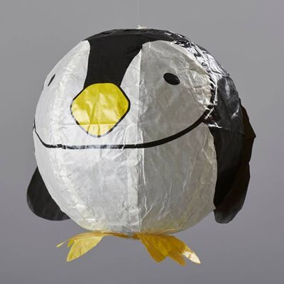 Japanischer Papierballon – Packung mit 6 – Pinguin
