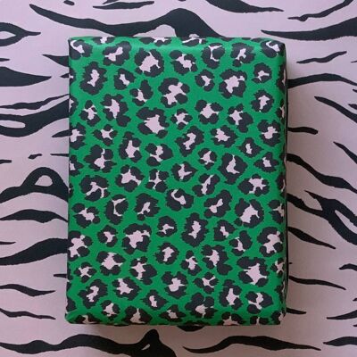 Wrap - Doppelseitig - Grün & Blassrosa