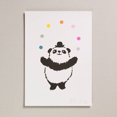 Impresión risográfica - Panda