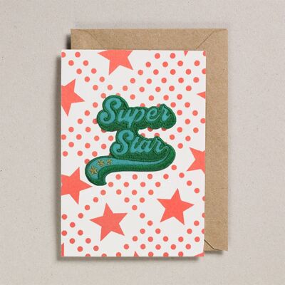 Patch Cards (Pack of 6) Super Star