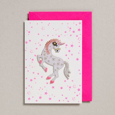 Patch Cards - Pack de 6 - Unicornio Estrellas