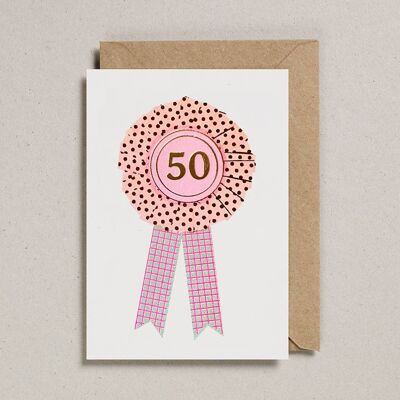 Carte Riso Rosette - Confezione da 6 - Età 50