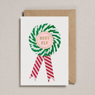Riso Rosette Cards (Pack of 6) - Best Elf