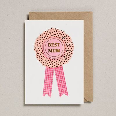 Riso Rosette Cards - Pack of 6 - Mum 2