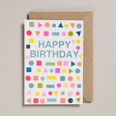 Riso Shapes - Pack of 6 - Happy Birthday Mix