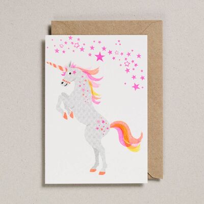 Tarjetas Confetti Pets - Pack de 6 - Unicornio