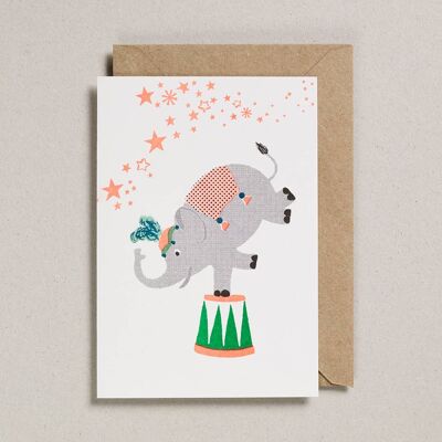 Cartes Confetti Pets - Paquet de 6 - Éléphant