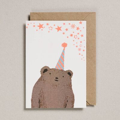 Confetti Pets Cards - Pack of 6 - Bear (GC-PET-0004)