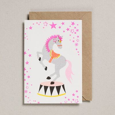 Cartes Confetti Pets - Paquet de 6 - Cheval de Cirque