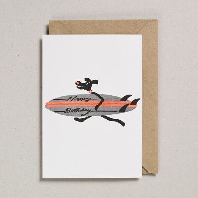 Rascals Cards - Pack of 6 - Surfing Dog