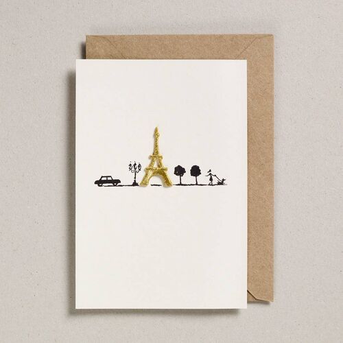 Iron on Charm - Pack of 6 - Paris