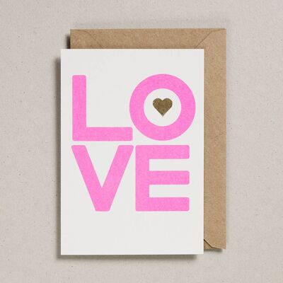 Valentines Cards - Pack of 6 - Love
