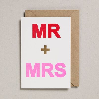 Valentines - Pack of 6 - Mr & Mrs
