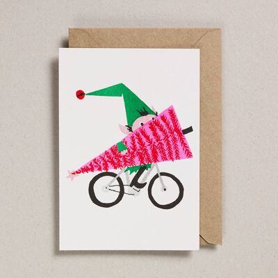 Riso Christmas - Confezione da 6 - Elfo in Bicicletta