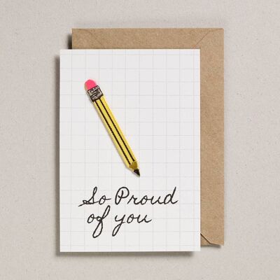 Write On With Cards - Pack of 6 - Pencil - Proud