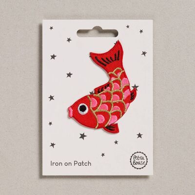 Patch zum Aufbügeln – Packung mit 6 – Koi Fisch