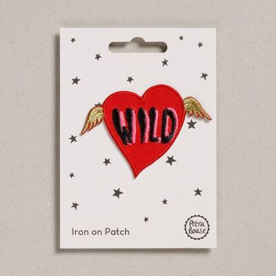 Patch termoadesive - Confezione da 6 - Cuore selvaggio