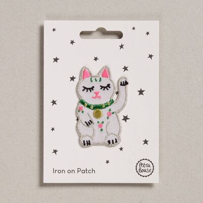 Iron on Patch - Pack of 6 - Lucky Cat