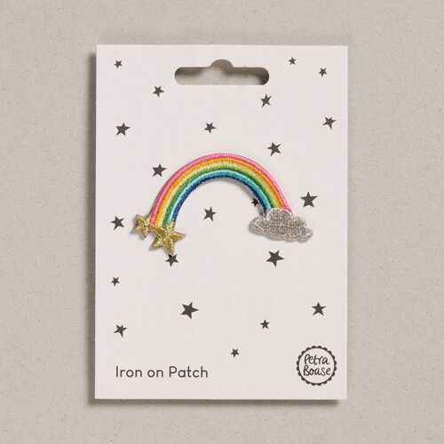 Iron on Patch - Pack of 6 - Rainbow