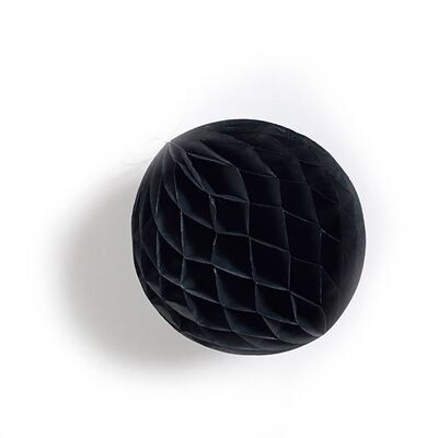 Paper Ball Decoration - Pack of 6 - Black