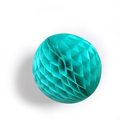 Paper Ball Decoration - Pack of 6 - Minty Turquoise