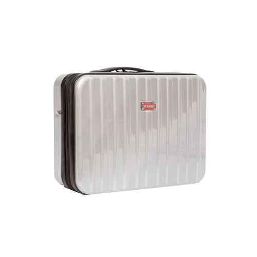 Mezzi Polycarbonate ABS Plastic laptop Brief Carry case available in Silver