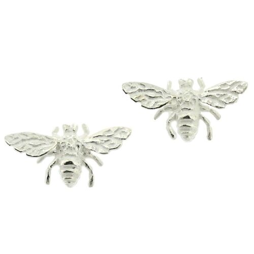 Sterling Silver Honey Bee Stud Earrings and Presentation Box