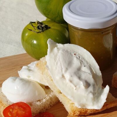 Burrata di pomodoro e basilico