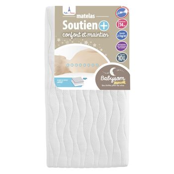 Babysom Premium - Matelas Bébé Soutien+ - 60x120 2