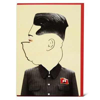 Präsident Kim Grußkarte